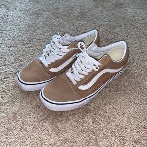 Tan Vans Old Skool